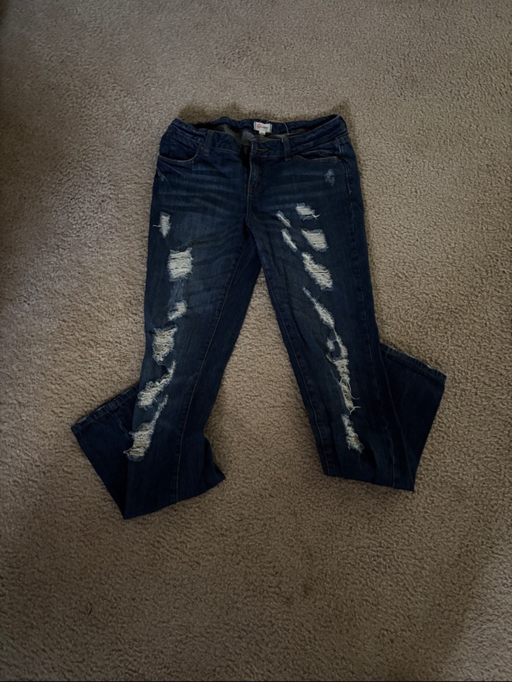 Women’s Distressed Boot Cut Jeans
